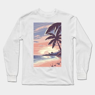 Sunset at the beach Long Sleeve T-Shirt